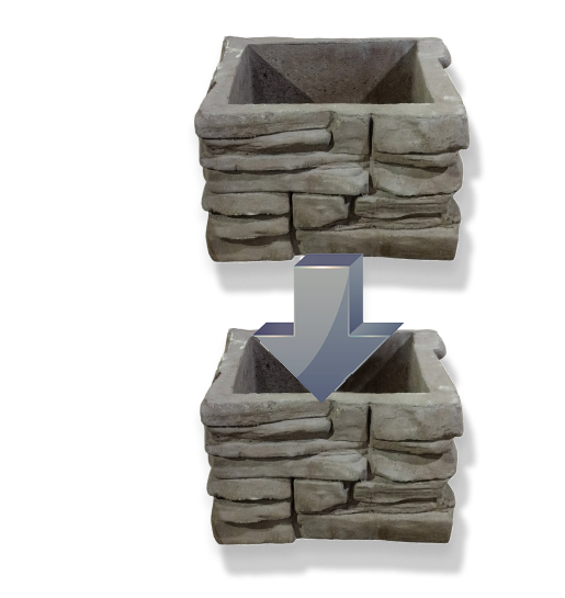 Простой при сборке, надежный забор из облицовочных блоков