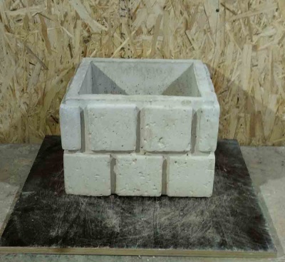 Блок забора "Травертин" 00