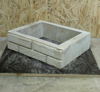 Блок ростверка "Немецкий кирпич" 00