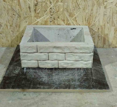 Блок ростверка "Грузинский кирпич"00