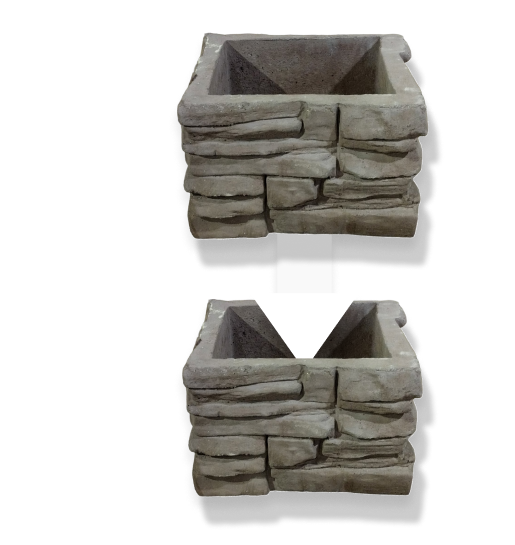 Простой при монтаже, надежный забор из декоративных блоков