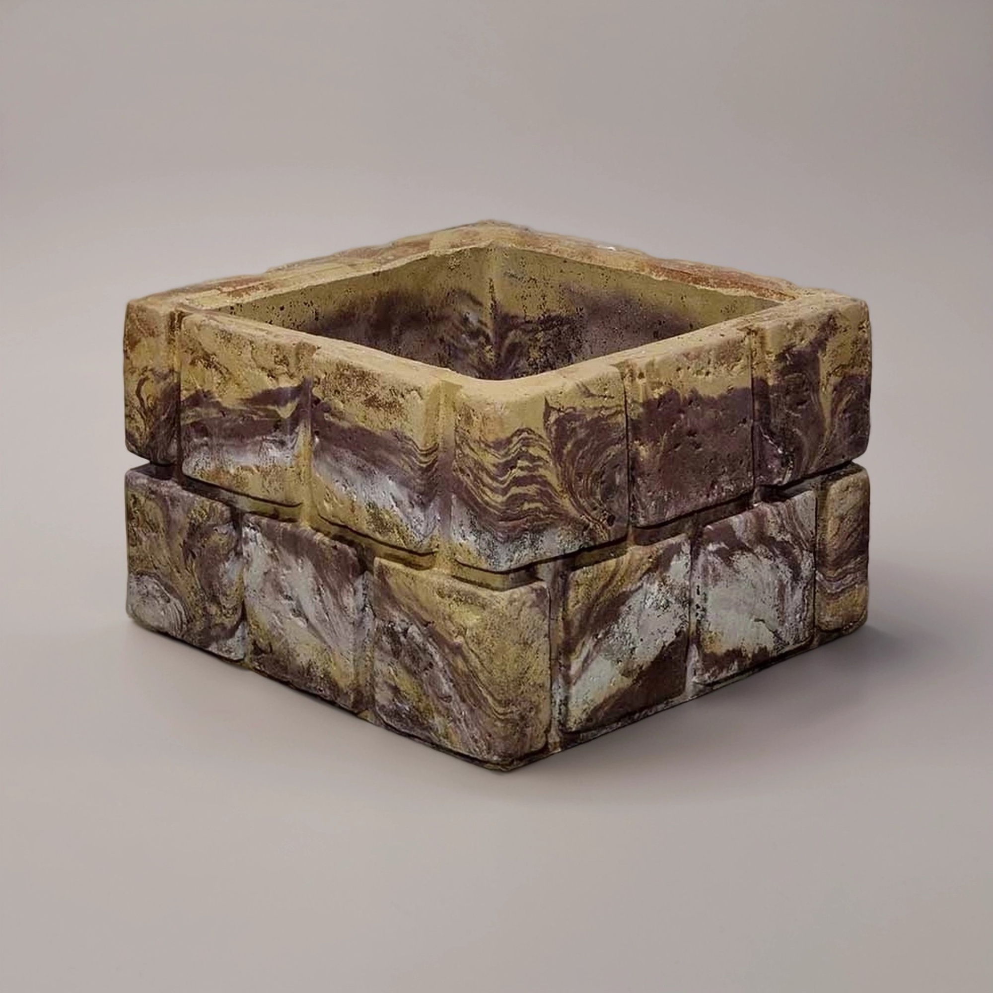 Блок забора "Травертин" Микс4