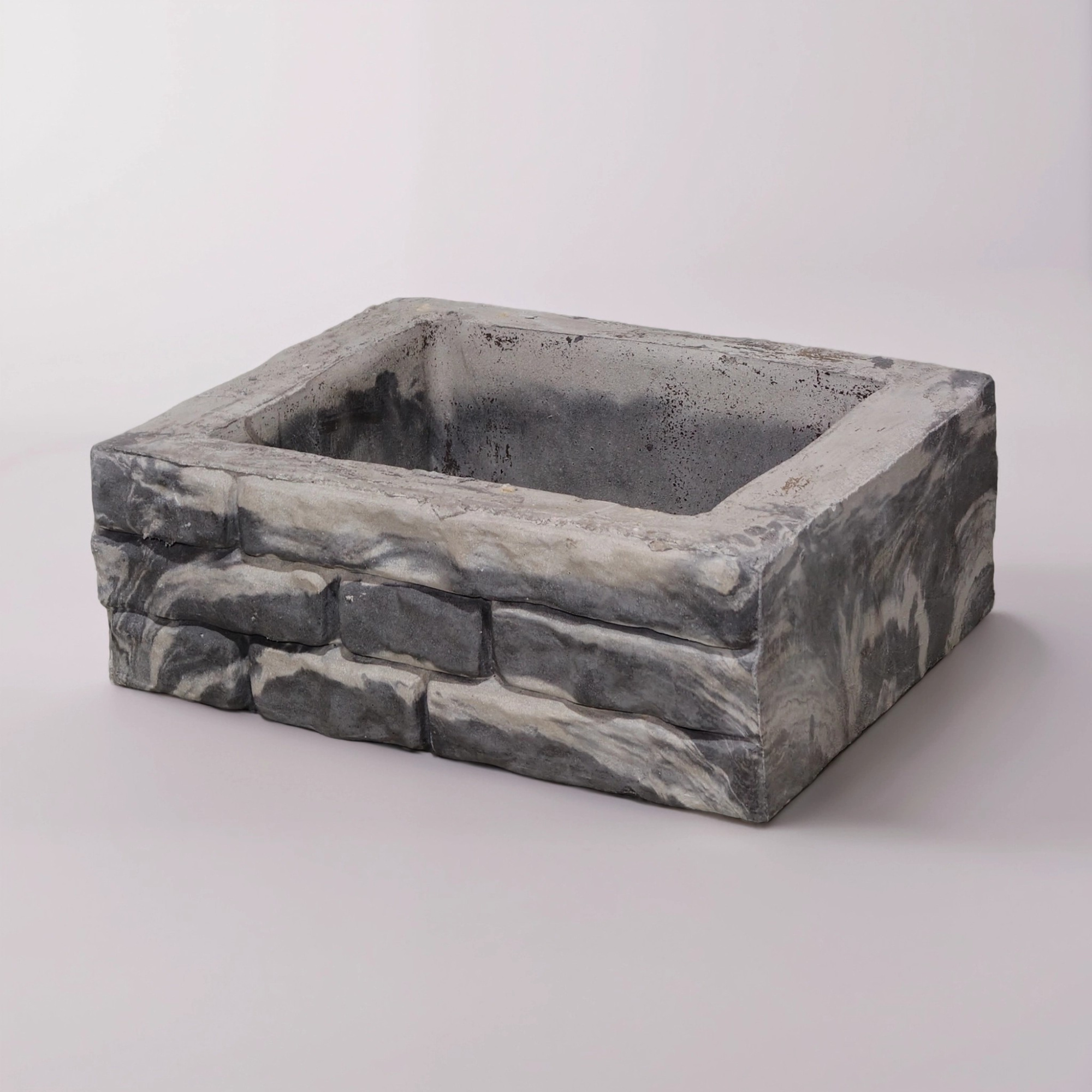 Блок ростверка "Грузинский кирпич"Микс 1