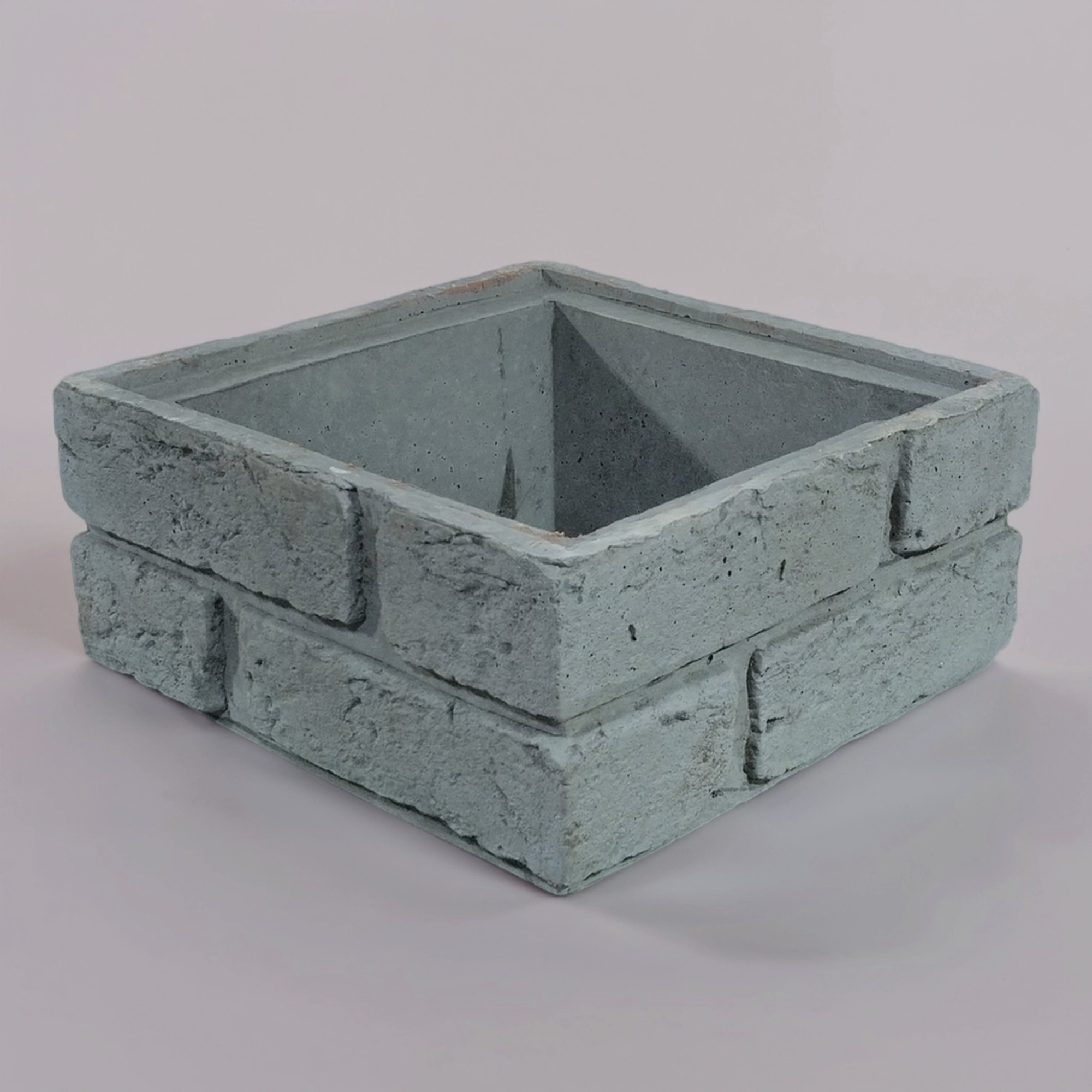 Блок забора "Шамотный кирпич с замком"04