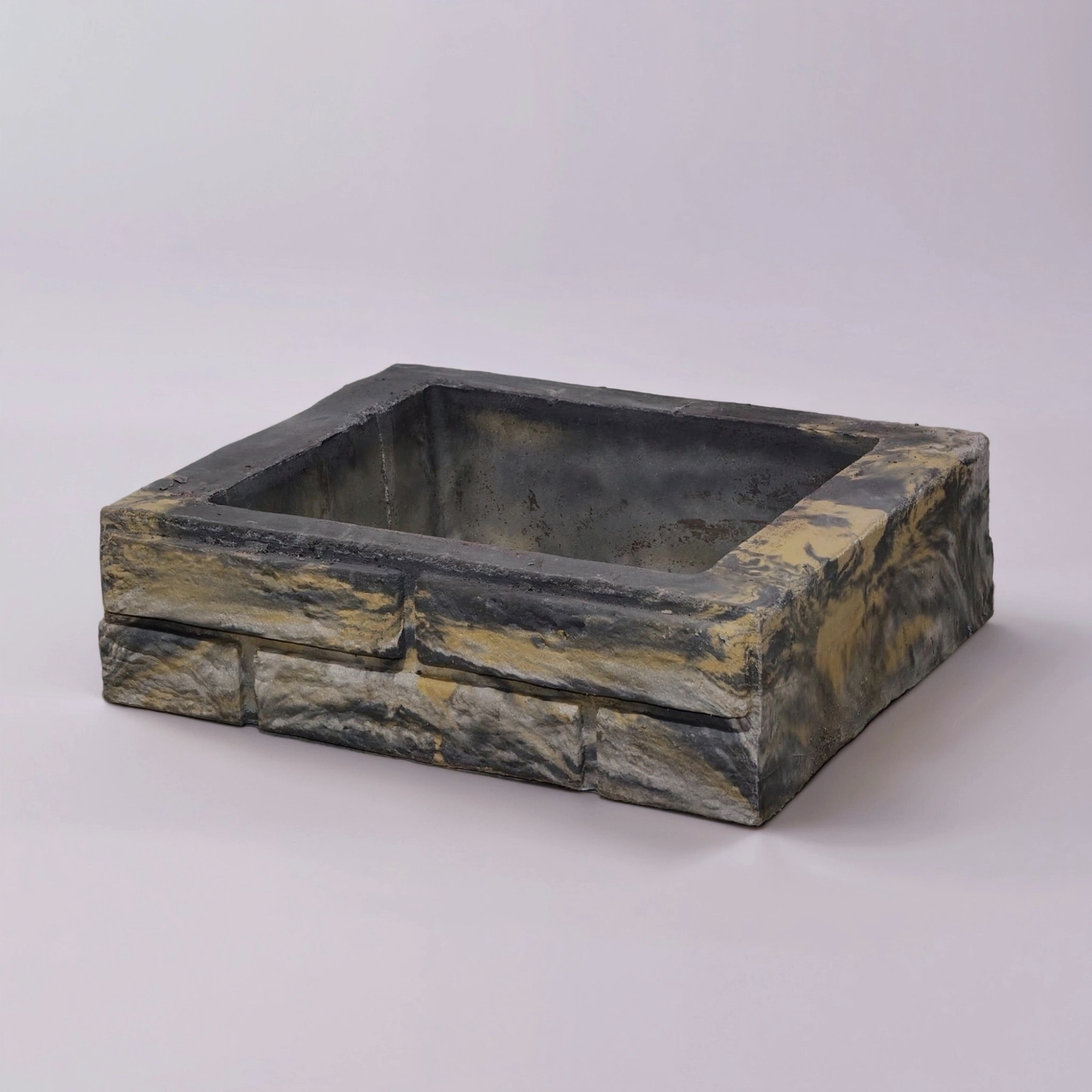 Блок ростверка "Немецкий кирпич" Микс2