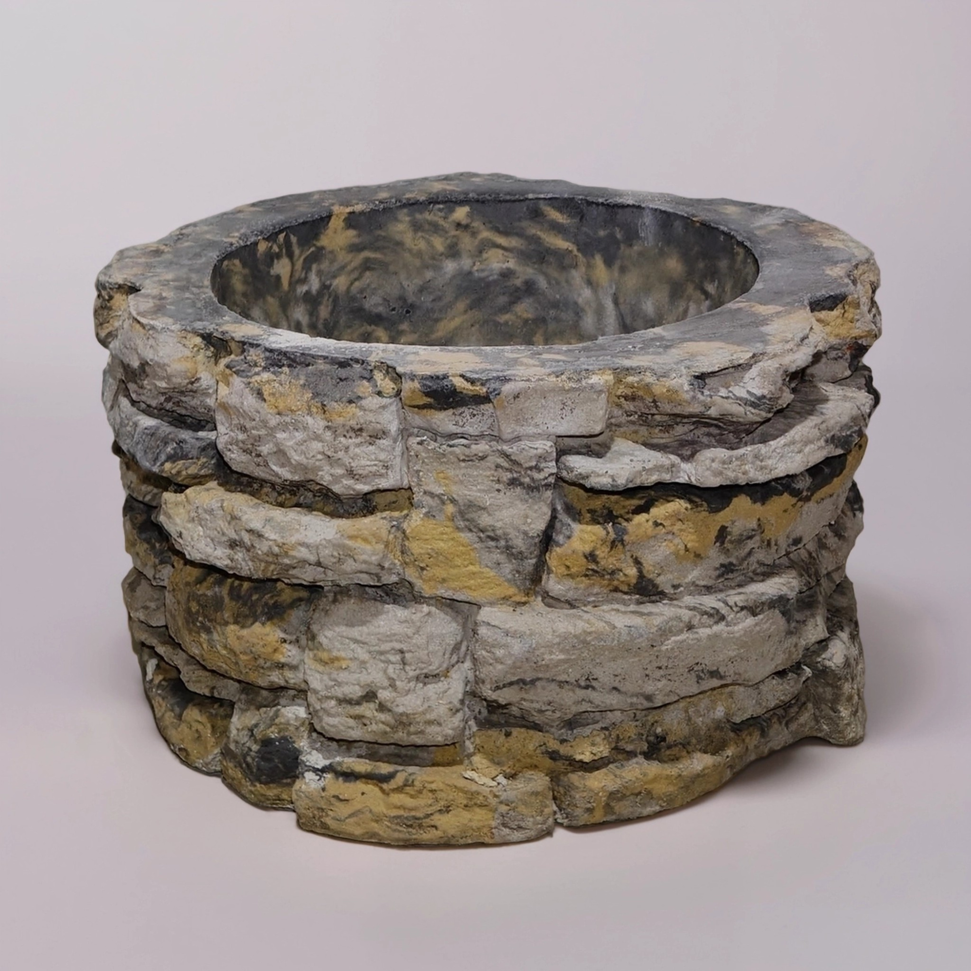 Блок забора "Утес" Микс2