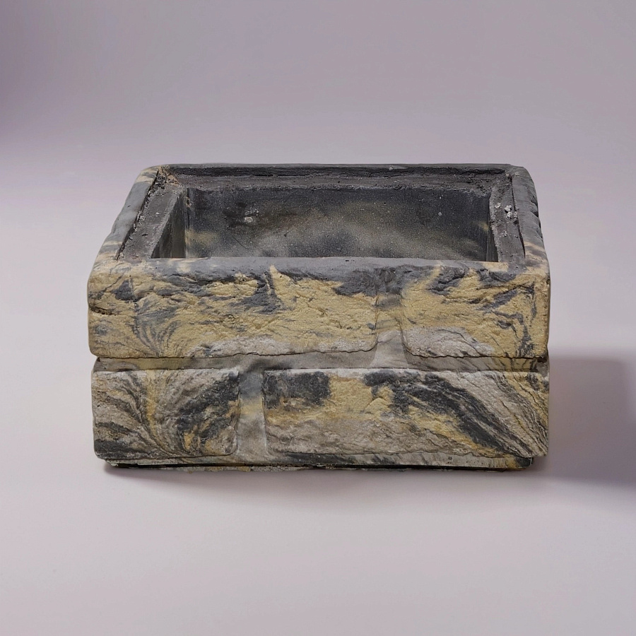 Блок забора "Шамотный кирпич с замком" Блок забора "Шамотный кирпич с замком"