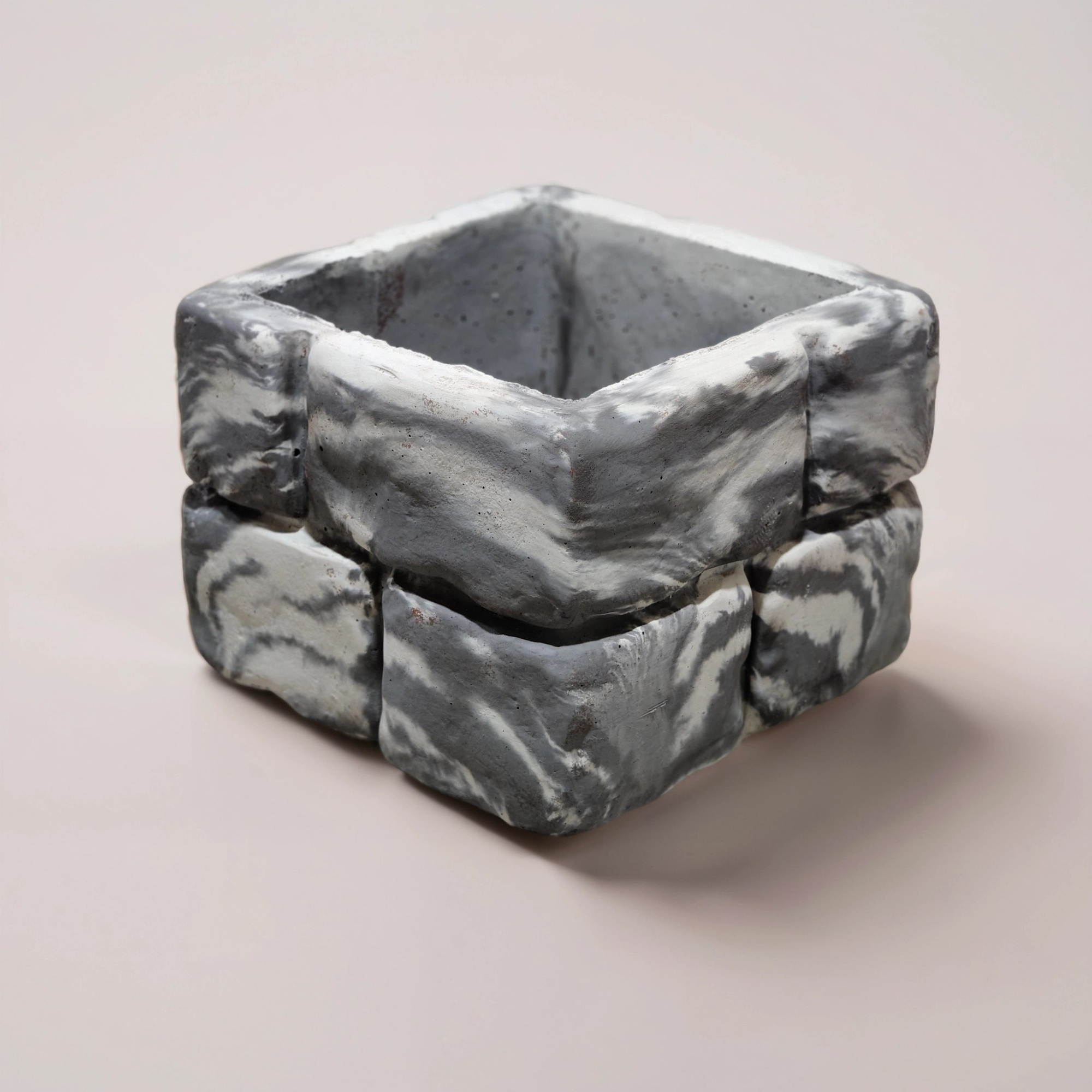 Блок забора "Булыжник"микс1