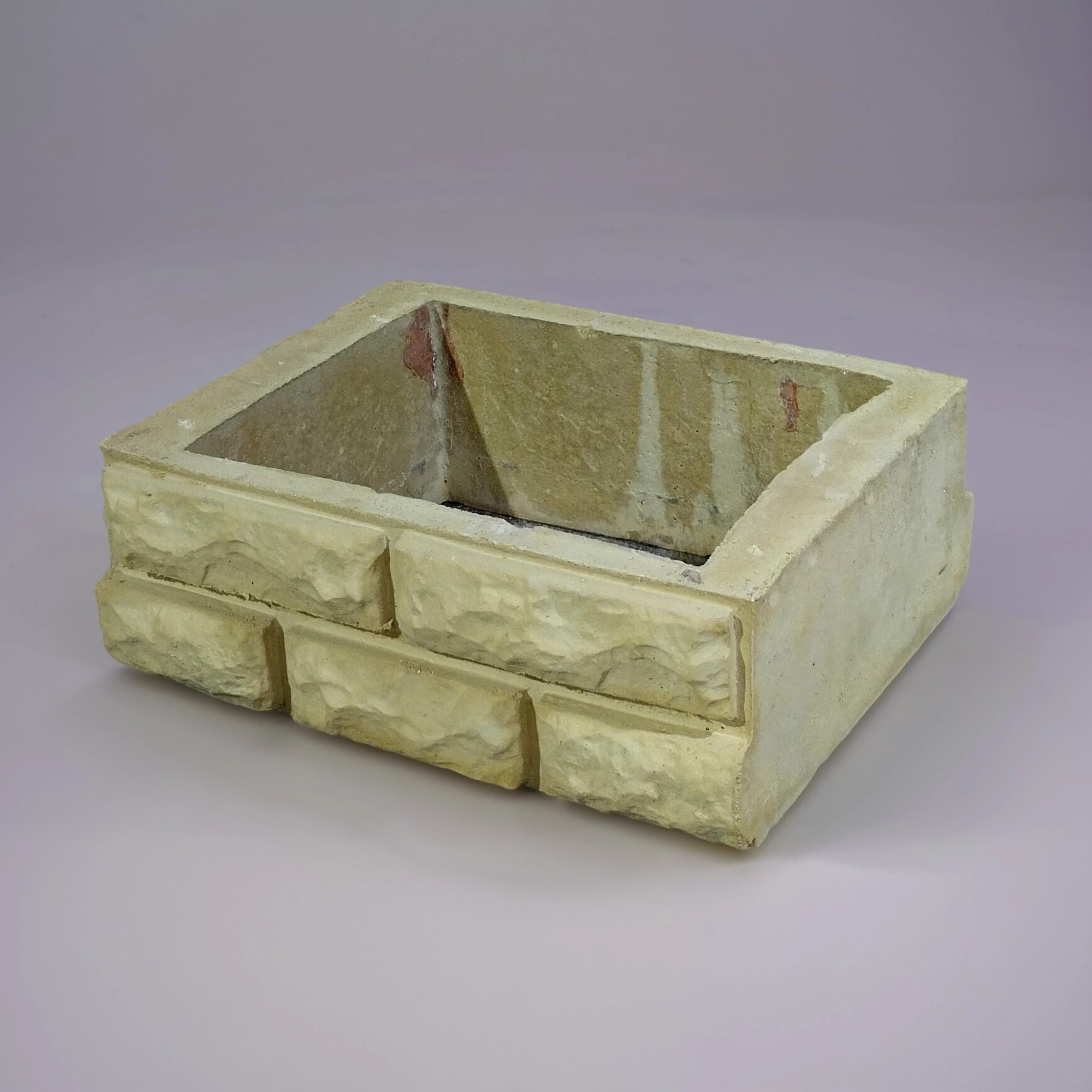 Блок ростверка "Колотый кирпич"01