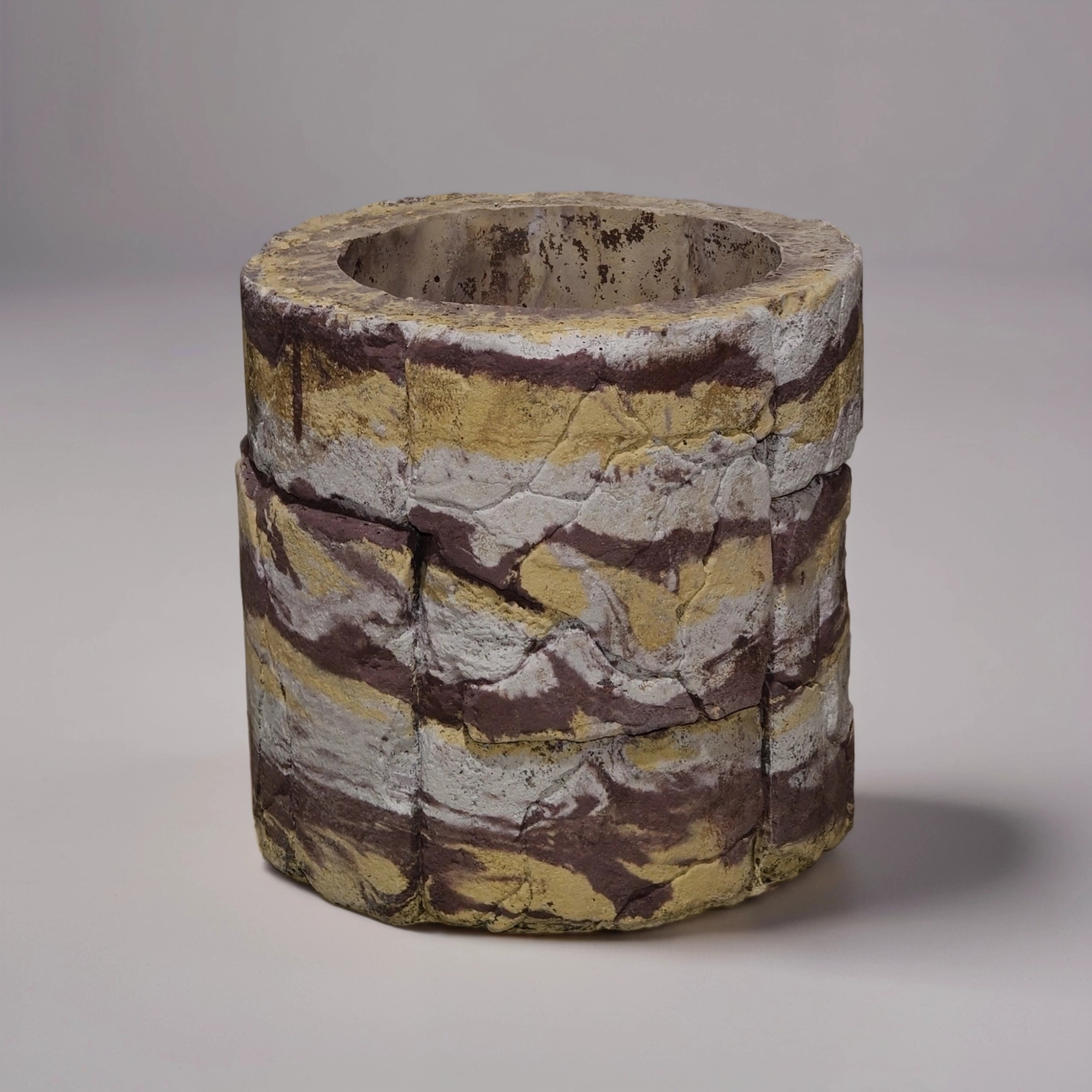 Блок забора "Старый замок" Микс4