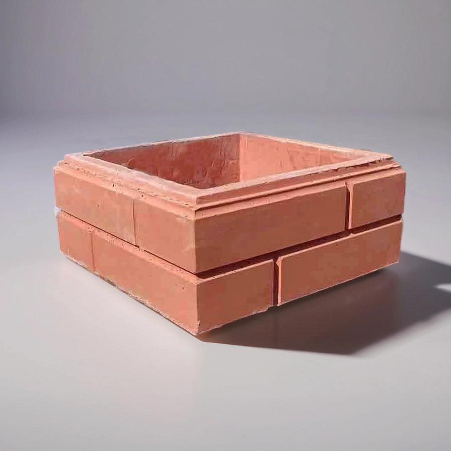 Блоки забора "Классический кирпич"