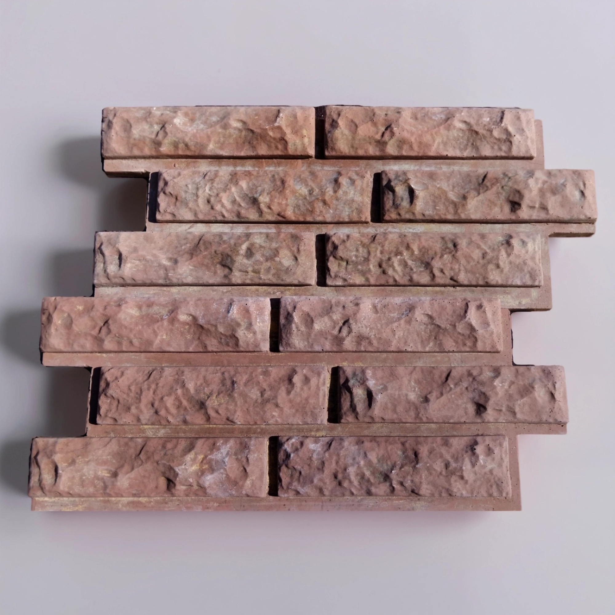 Стеновая панель "Колотый кирпич" 03