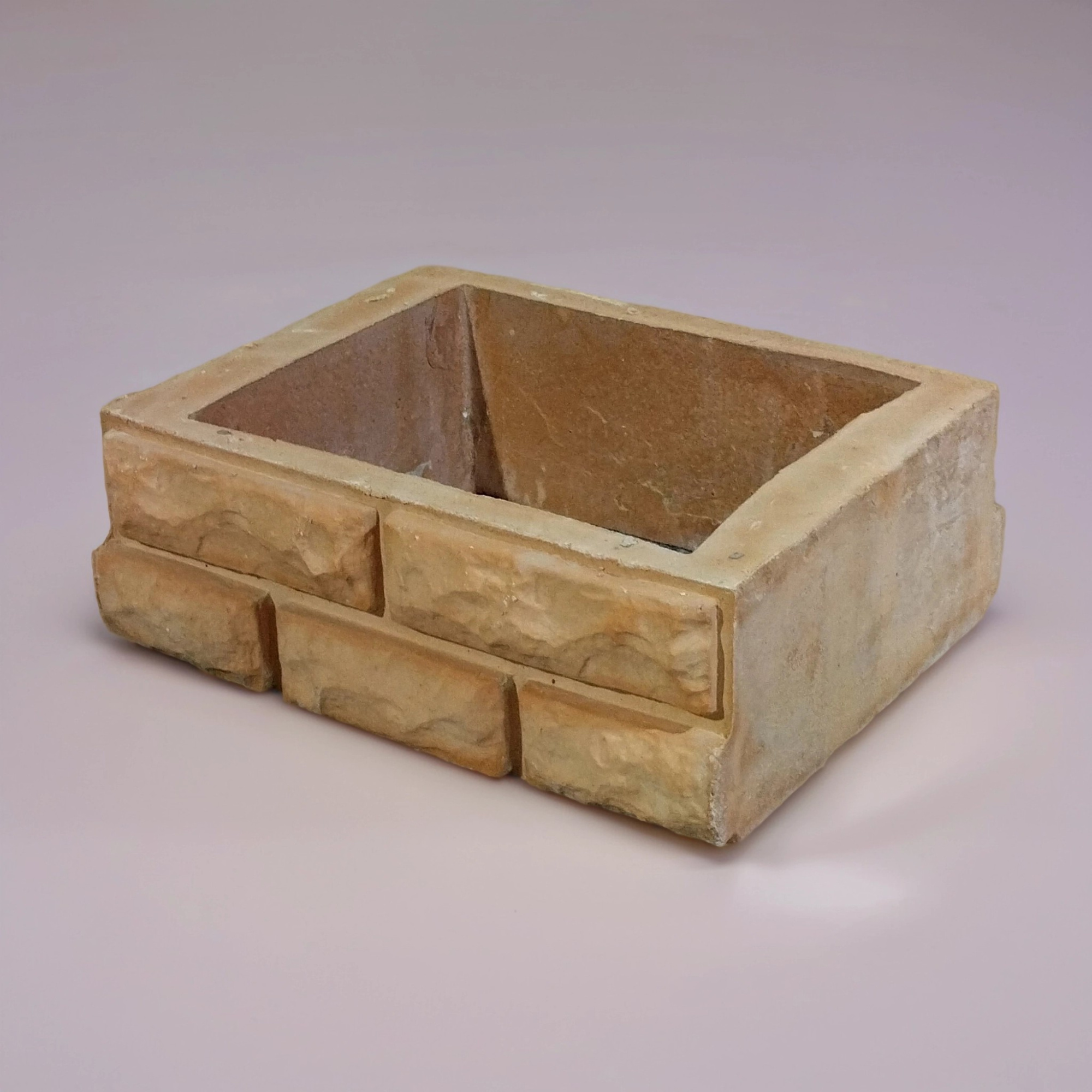 Блок ростверка "Колотый кирпич"06