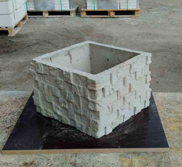 Блок забора "Шахматы"00