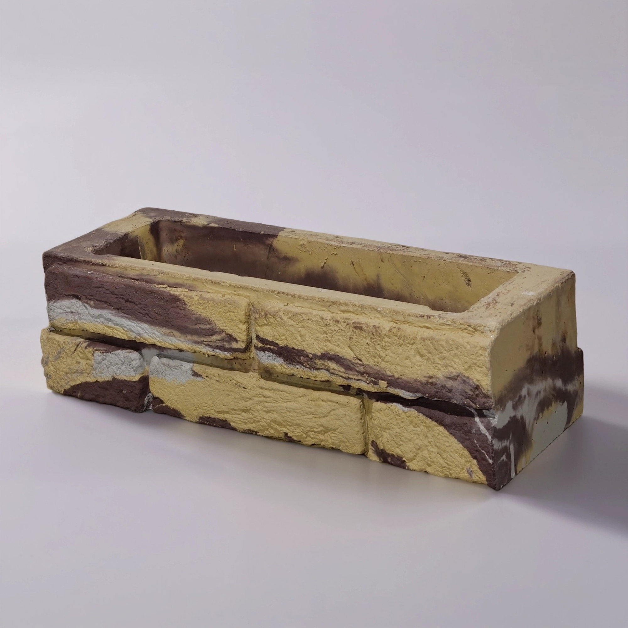 Блок ростверка "Старый кирпич"Микс4