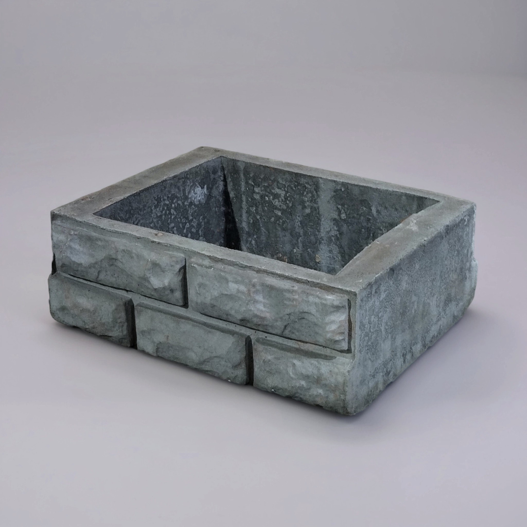 Блок ростверка "Колотый кирпич"04