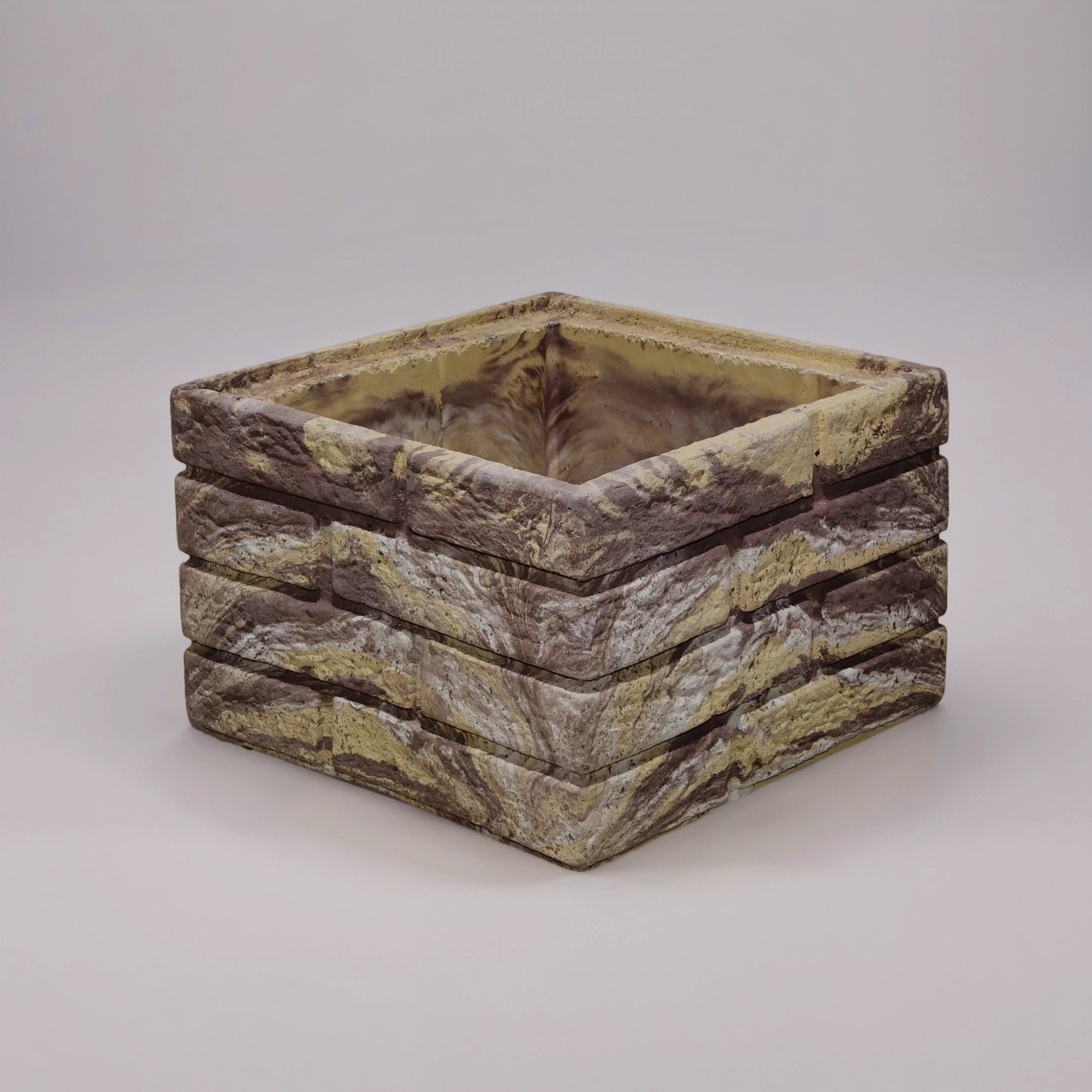 Блок забора "Немецкий кирпич"микс4