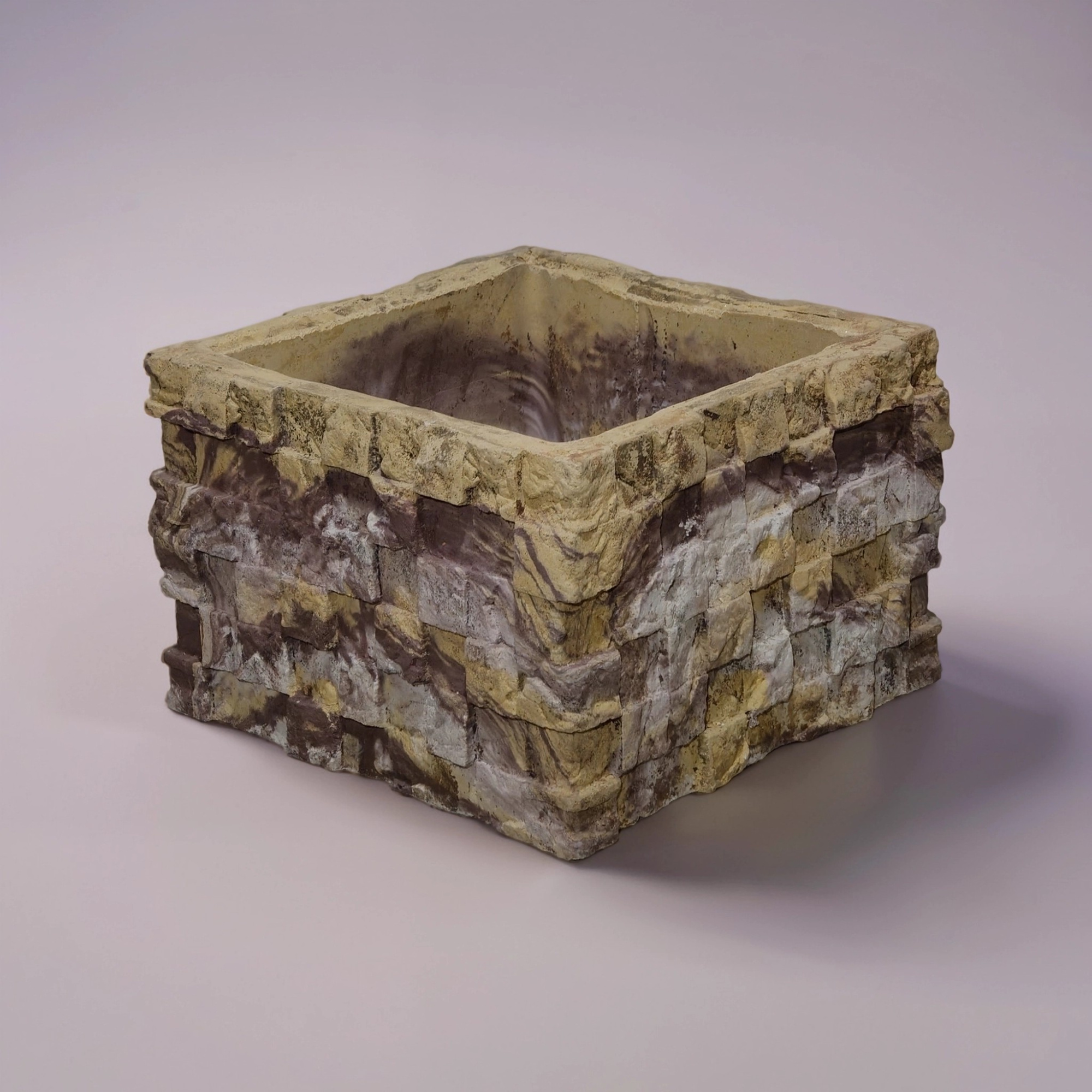 Блок забора "Шахматы"Микс4