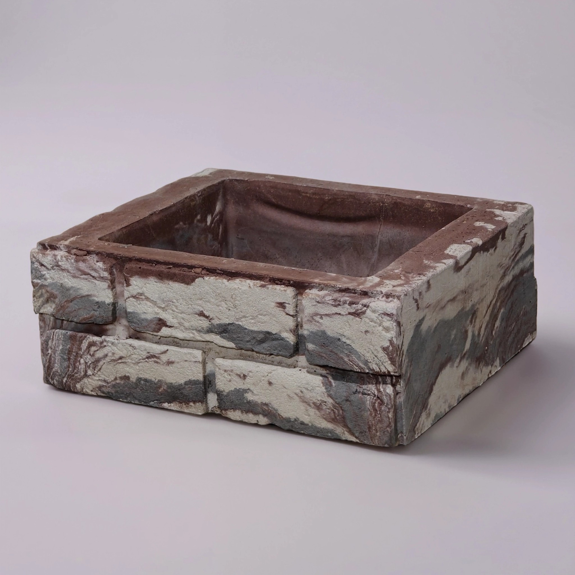 Блок ростверка "Шамотный кирпич" Микс3