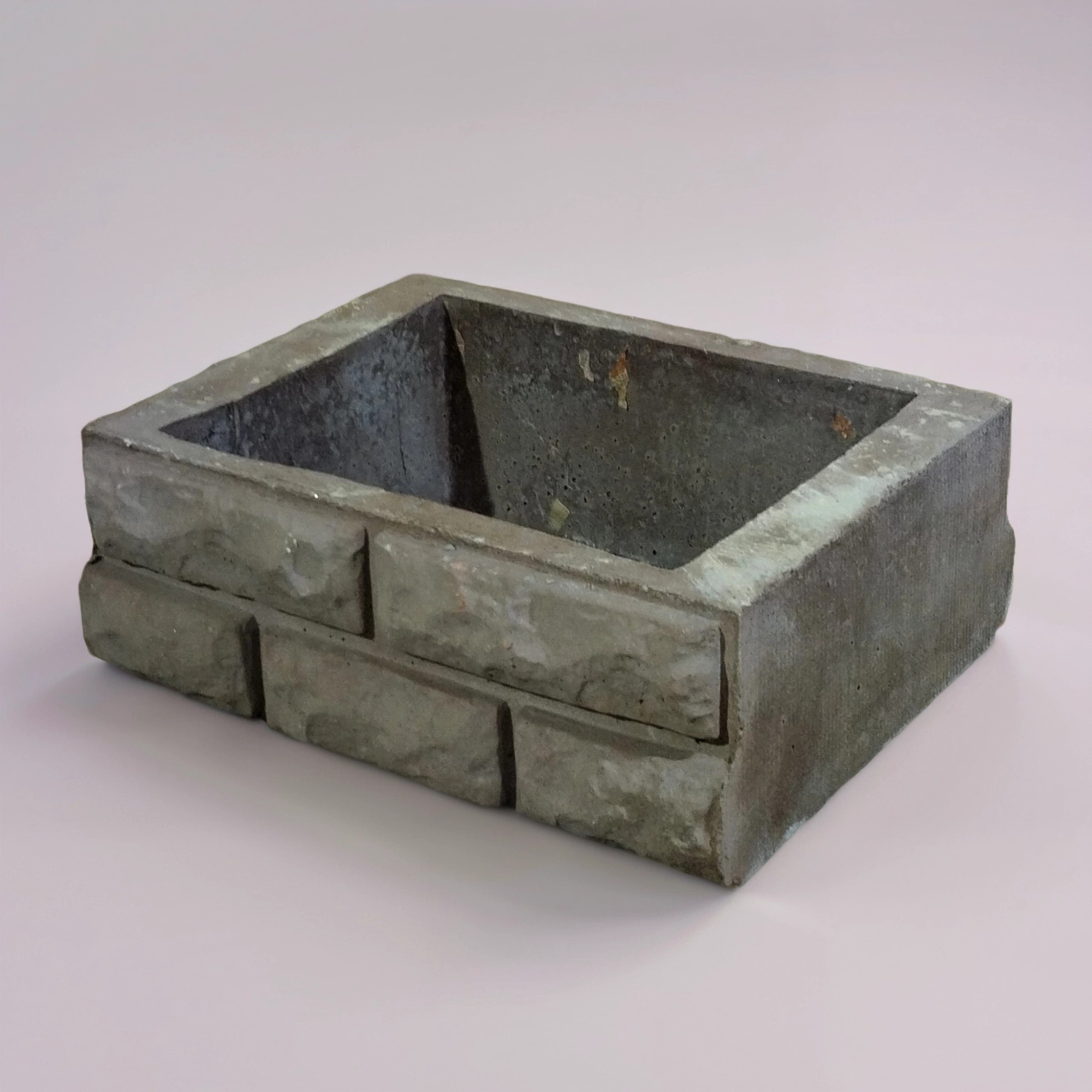 Блок ростверка "Колотый кирпич"03