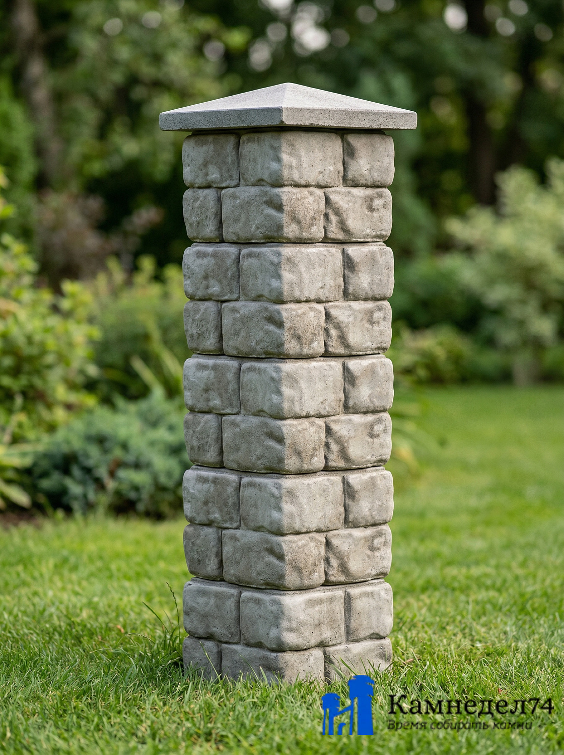 Блок забора "Булыжник"