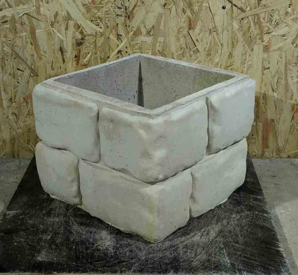 Блок забора "Булыжник"00