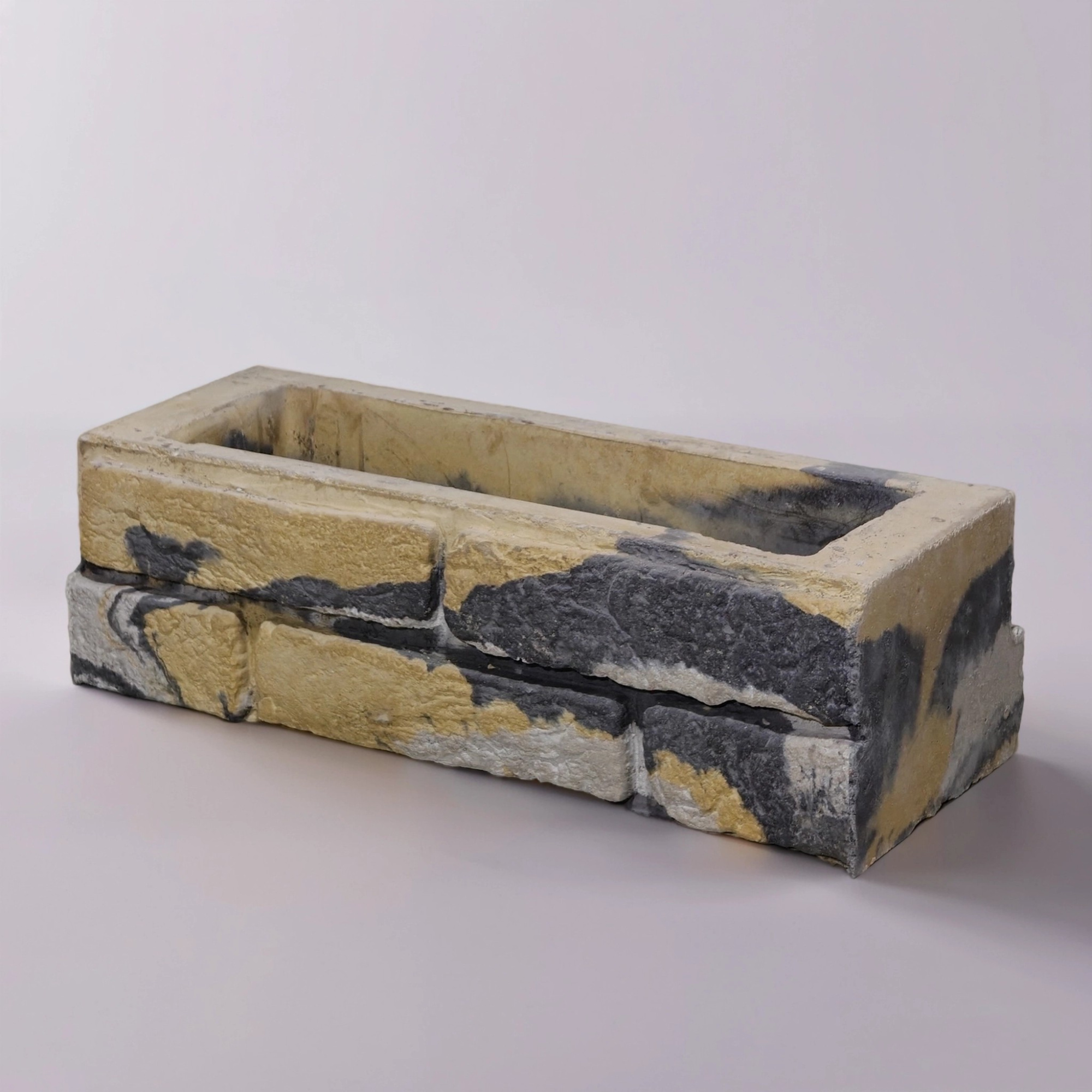 Блок ростверка "Старый кирпич"Микс2