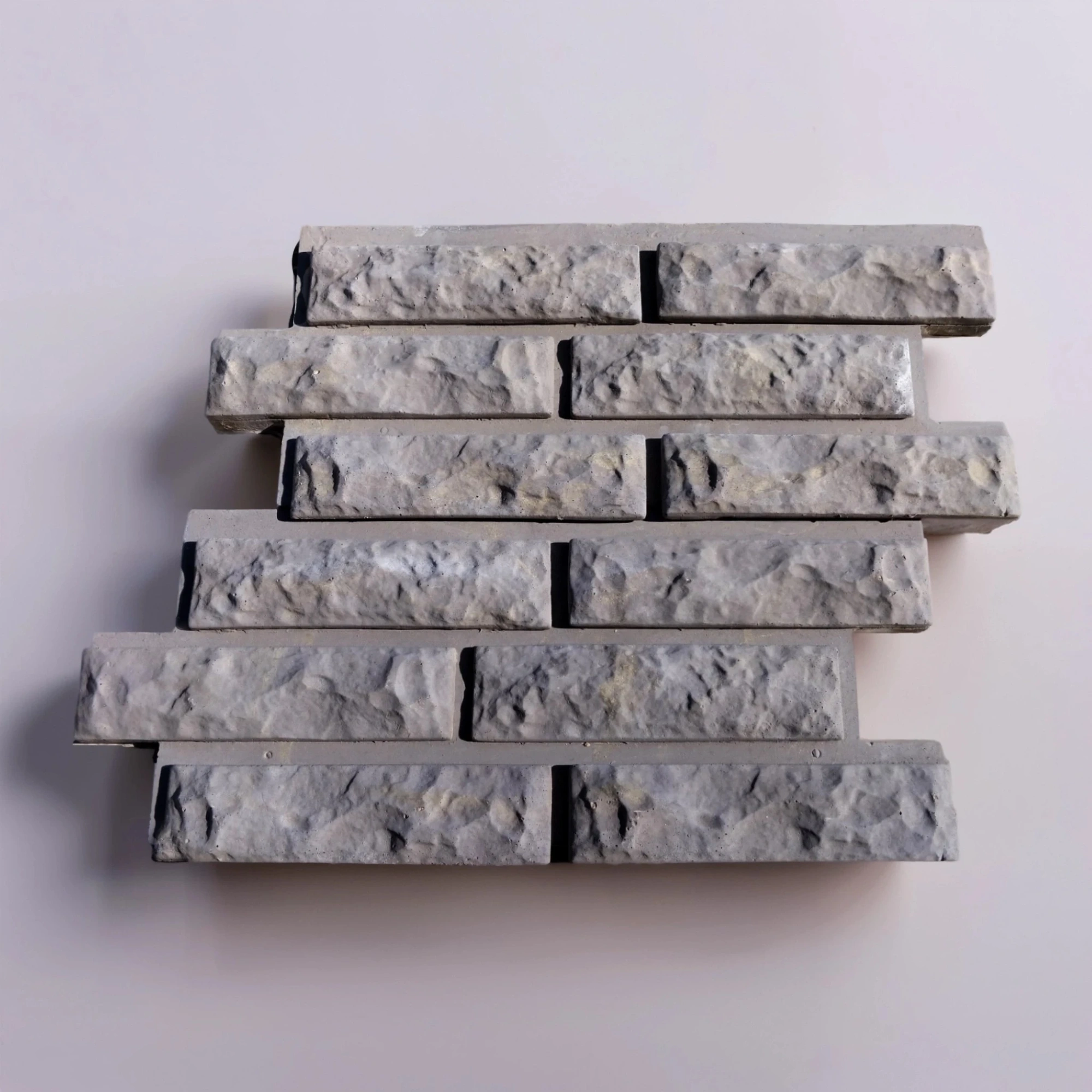 Стеновая панель "Колотый кирпич" 04