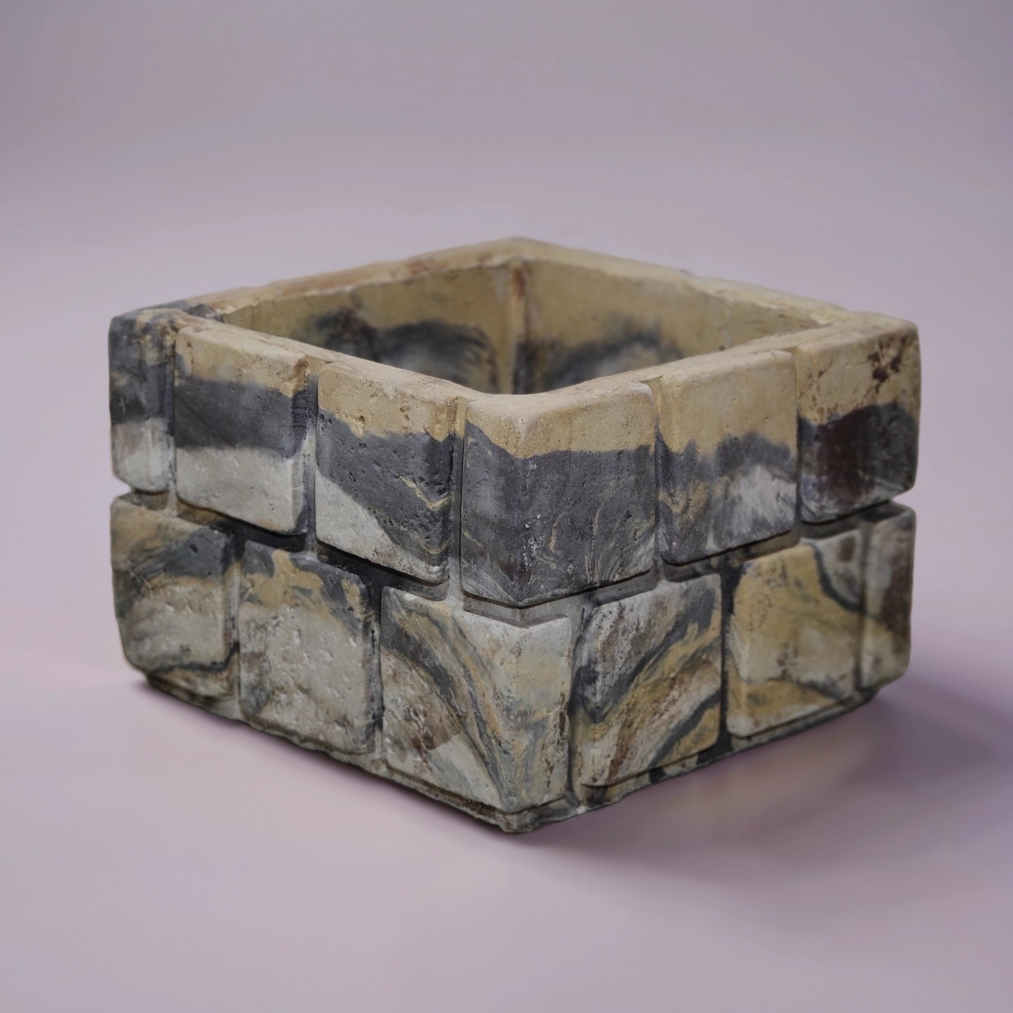 Блок забора "Травертин" Микс2