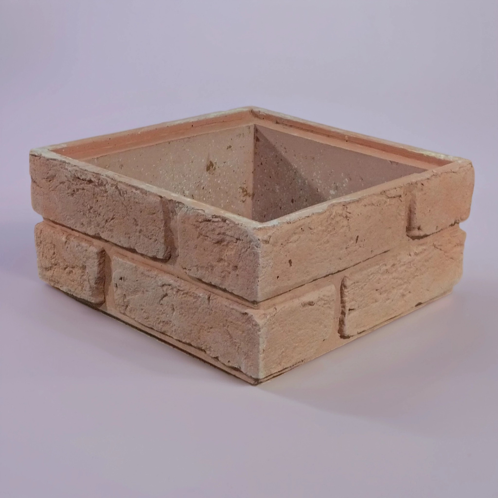 Блок забора "Шамотный кирпич с замком"05