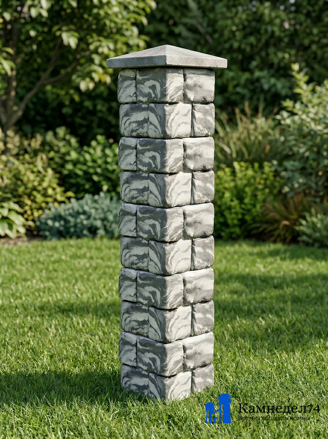 Блок забора "Булыжник"