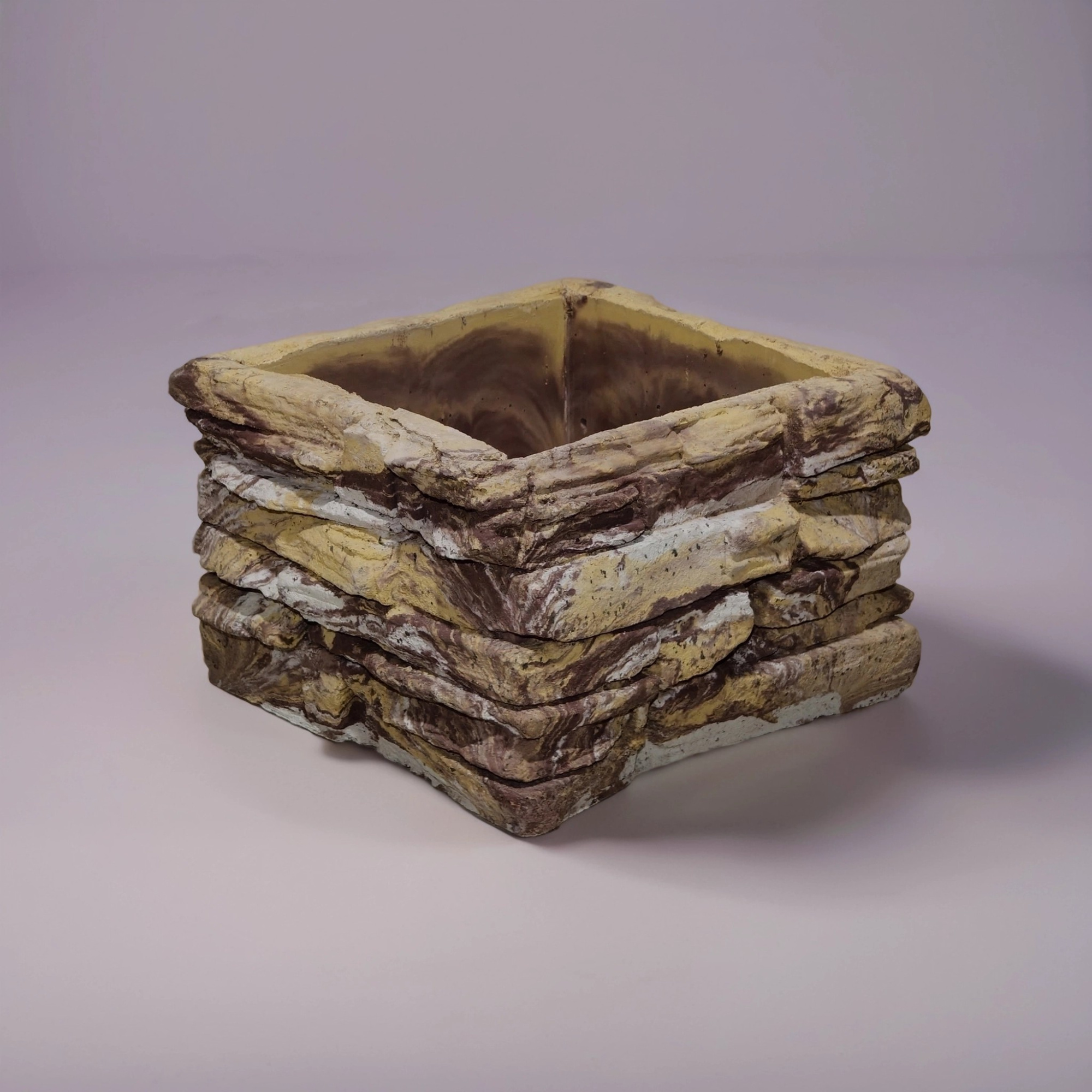 Блок забора "Сланец" микс4