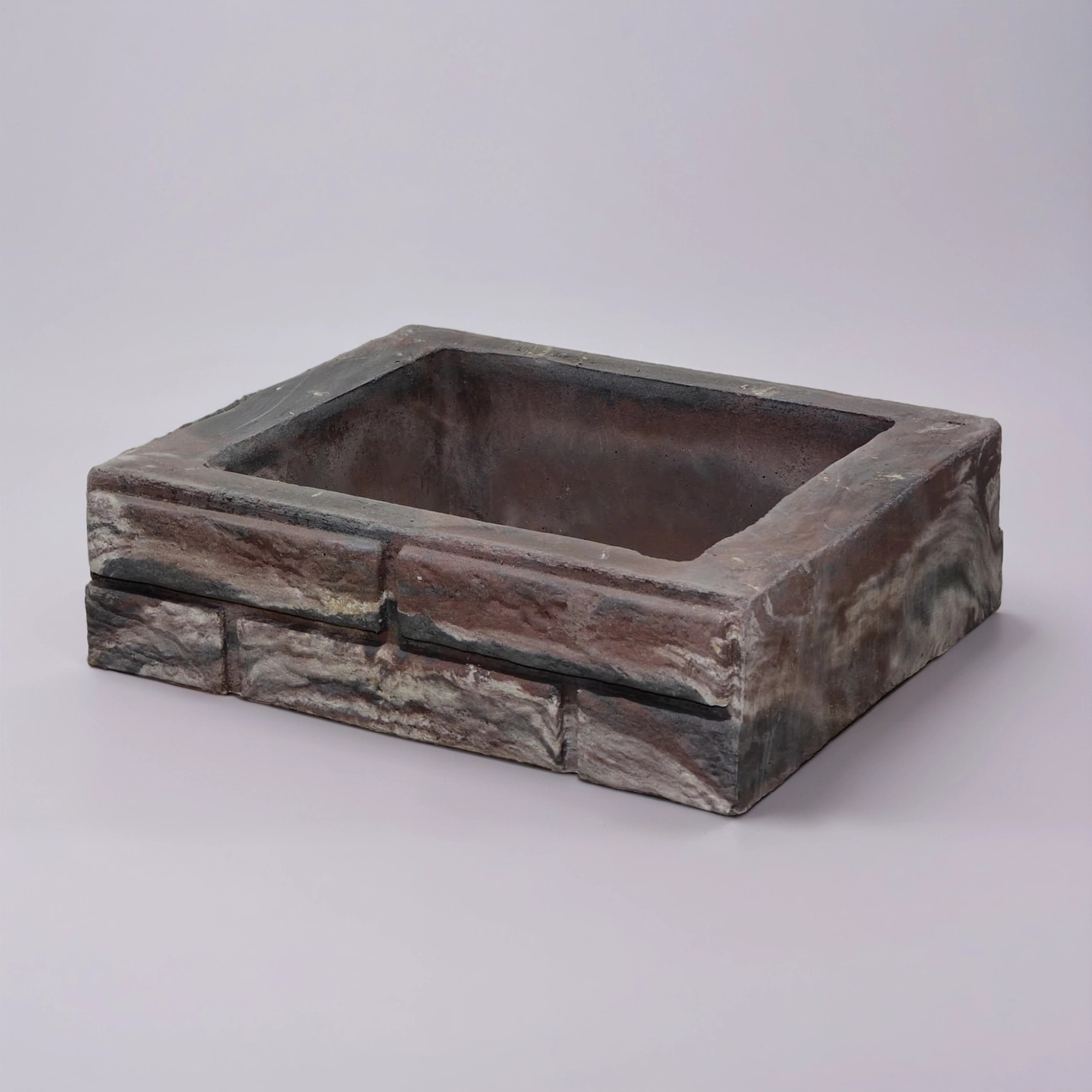 Блок ростверка "Немецкий кирпич" Микс3