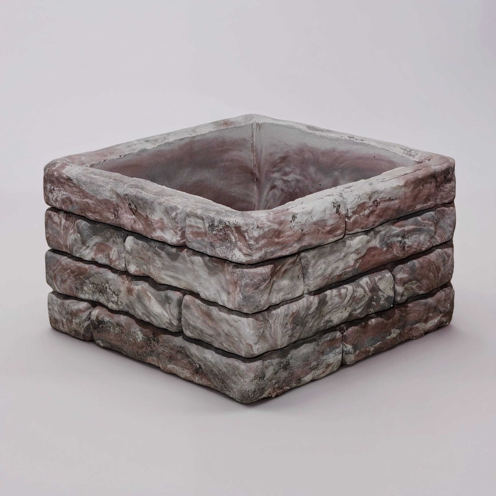 Блок забора "Грузинский кирпич"Микс3