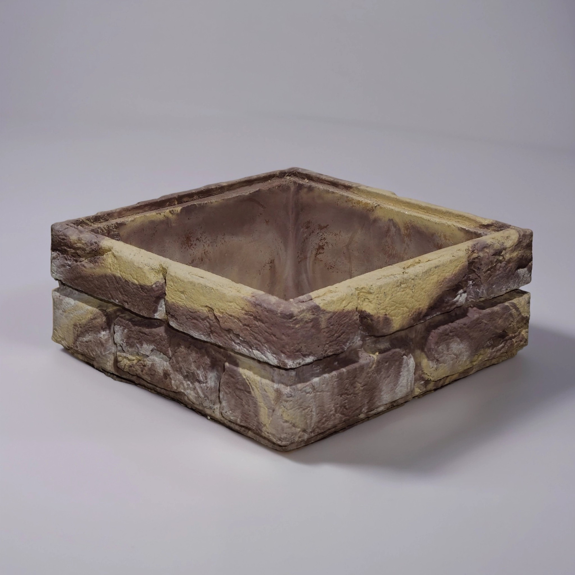 Блок забора "Старый кирпич"Микс4