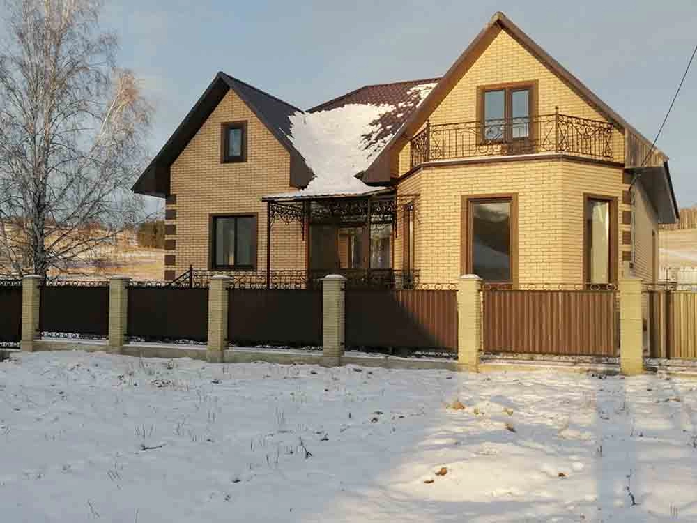 Блок забора "Немецкий кирпич"